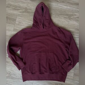 100% Organic Cotton Maroon Men’s Hoodie